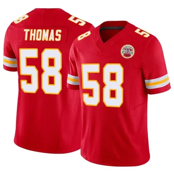 Men's Kansas City Chiefs Derrick Thomas Red Limited Vapor F.U.S.E. Jersey By Nike