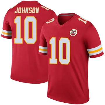 Men's Kansas City Chiefs Emmett Johnson Red Legend Color Rush Jersey