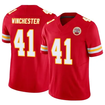 Men's Kansas City Chiefs James Winchester Red Limited Vapor F.U.S.E. Jersey By Nike
