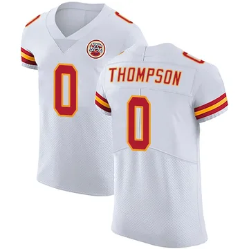 Men's Kansas City Chiefs Josh Thompson White Elite Vapor Untouchable Jersey