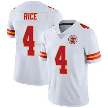 Men's Kansas City Chiefs Rashee Rice White Limited Vapor Untouchable Jersey By Nike