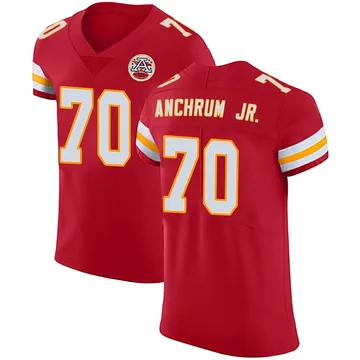 Men's Kansas City Chiefs Tremayne Anchrum Jr. Red Elite Team Color Vapor Untouchable Jersey By Nike