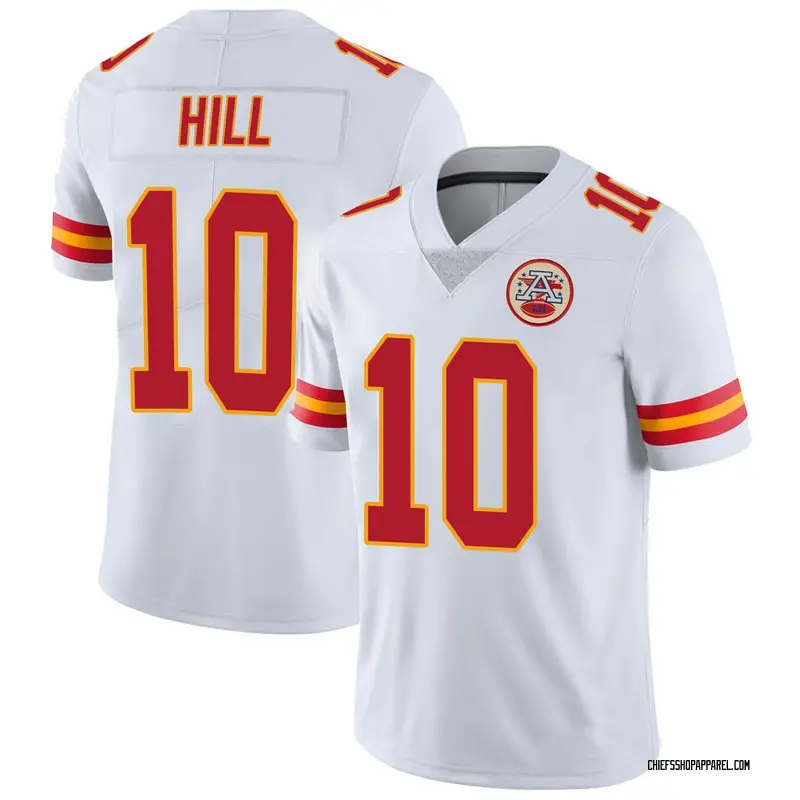 Men's Kansas City Chiefs Tyreek Hill White Limited Vapor Untouchable Jersey By Nike