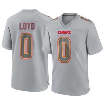 Men's Kansas City Chiefs Xavier Loyd Gray Game Atmosphere Fashion Jersey By Nike