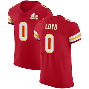 Men's Kansas City Chiefs Xavier Loyd Red Elite Team Color Vapor Untouchable Super Bowl LIX Jersey By Nike