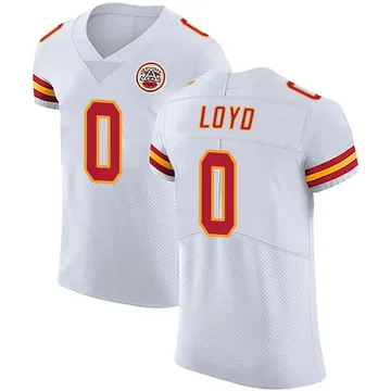 Men's Kansas City Chiefs Xavier Loyd White Elite Vapor Untouchable Jersey By Nike