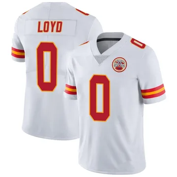 Men's Kansas City Chiefs Xavier Loyd White Limited Vapor Untouchable Jersey By Nike