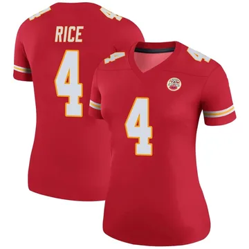 Women's Kansas City Chiefs Rashee Rice Red Legend Color Rush Jersey By Nike