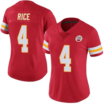 Women's Kansas City Chiefs Rashee Rice Red Limited Team Color Vapor Untouchable Jersey By Nike