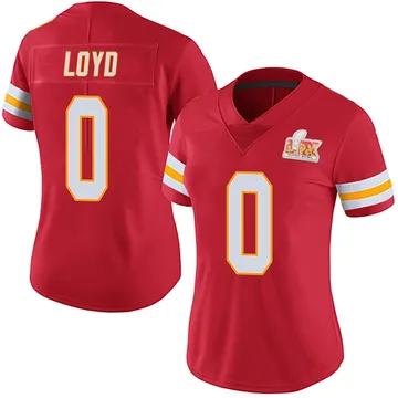 Women's Kansas City Chiefs Xavier Loyd Red Limited Team Color Vapor Untouchable Super Bowl LIX Jersey By Nike
