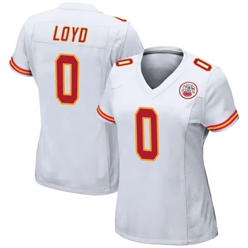 Women's Kansas City Chiefs Xavier Loyd White Game Jersey By Nike