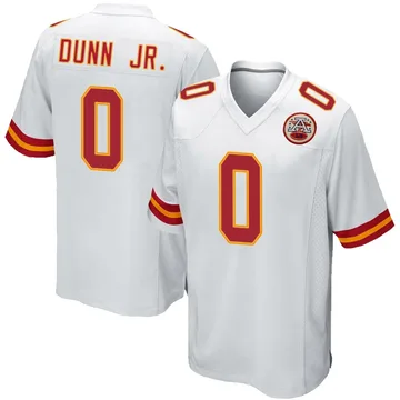 Youth Kansas City Chiefs Anthony Dunn Jr. White Game Jersey By Nike