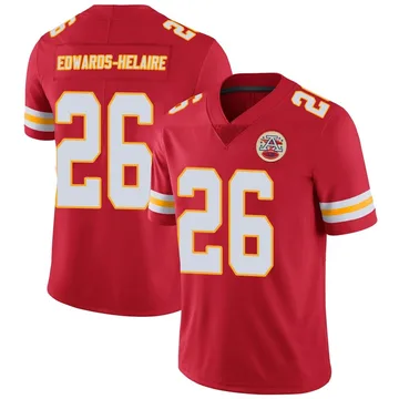 Youth Kansas City Chiefs Clyde Edwards-Helaire Red Limited Team Color Vapor Untouchable Jersey By Nike