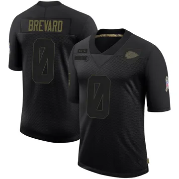 Youth Kansas City Chiefs Cole Brevard Black Limited 2020 Salute To Service Jersey By Nike