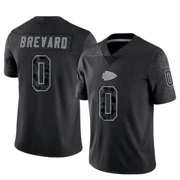Youth Kansas City Chiefs Cole Brevard Black Limited Reflective Jersey By Nike