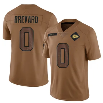 Youth Kansas City Chiefs Cole Brevard Brown Limited 2023 Salute To Service Jersey By Nike