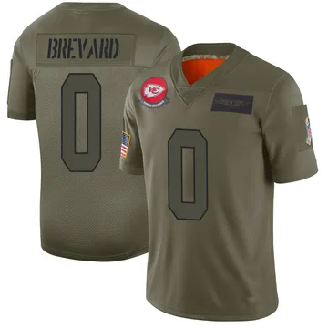 Youth Kansas City Chiefs Cole Brevard Camo Limited 2019 Salute to Service Jersey By Nike