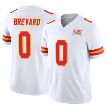 Youth Kansas City Chiefs Cole Brevard White Limited Vapor F.U.S.E. Super Bowl LIX Jersey By Nike