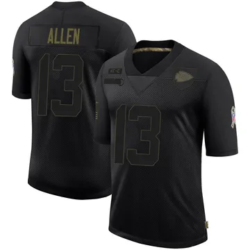Youth Kansas City Chiefs Cyrus Allen Black Limited 2020 Salute To Service Jersey By Nike