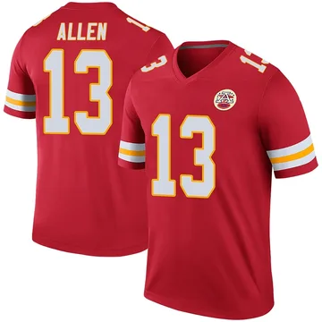 Youth Kansas City Chiefs Cyrus Allen Red Legend Color Rush Jersey By Nike