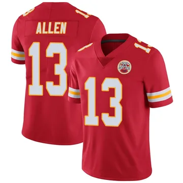 Youth Kansas City Chiefs Cyrus Allen Red Limited Team Color Vapor Untouchable Jersey By Nike