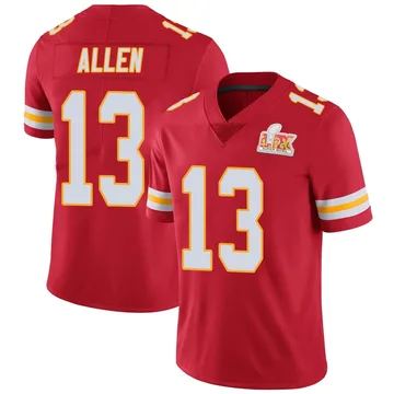 Youth Kansas City Chiefs Cyrus Allen Red Limited Team Color Vapor Untouchable Super Bowl LIX Jersey By Nike