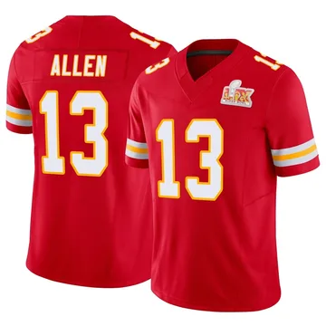 Youth Kansas City Chiefs Cyrus Allen Red Limited Vapor F.U.S.E. Super Bowl LIX Jersey By Nike