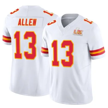 Youth Kansas City Chiefs Cyrus Allen White Limited Vapor F.U.S.E. Super Bowl LIX Jersey By Nike