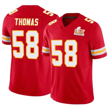 Youth Kansas City Chiefs Derrick Thomas Red Limited Vapor F.U.S.E. Super Bowl LIX Jersey By Nike