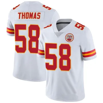 Youth Kansas City Chiefs Derrick Thomas White Limited Vapor Untouchable Jersey By Nike