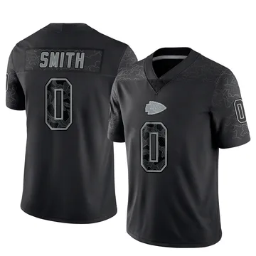 Youth Kansas City Chiefs EJ Smith Black Limited Reflective Jersey By Nike