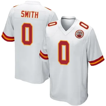 Youth Kansas City Chiefs EJ Smith White Game Jersey By Nike