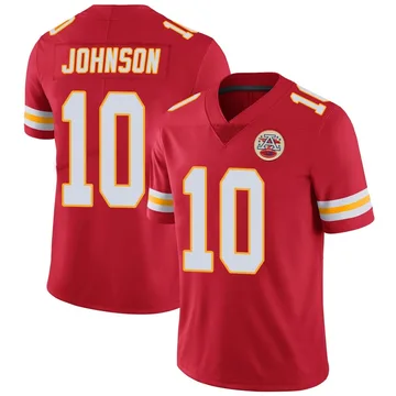 Youth Kansas City Chiefs Emmett Johnson Red Limited Team Color Vapor Untouchable Jersey By Nike