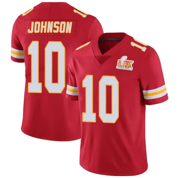 Youth Kansas City Chiefs Emmett Johnson Red Limited Team Color Vapor Untouchable Super Bowl LIX Jersey By Nike