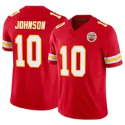 Youth Kansas City Chiefs Emmett Johnson Red Limited Vapor F.U.S.E. Jersey By Nike
