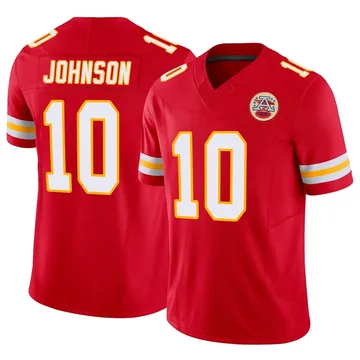 Youth Kansas City Chiefs Emmett Johnson Red Limited Vapor F.U.S.E. Jersey By Nike