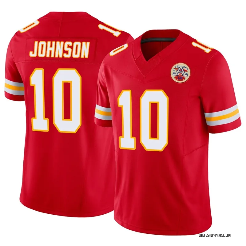 Youth Kansas City Chiefs Emmett Johnson Red Limited Vapor F.U.S.E. Jersey By Nike