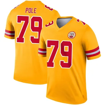 Youth Kansas City Chiefs Esa Pole Gold Legend Inverted Jersey By Nike
