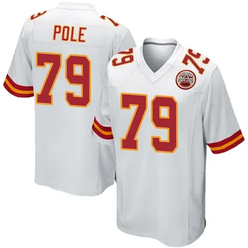 Youth Kansas City Chiefs Esa Pole White Game Jersey By Nike