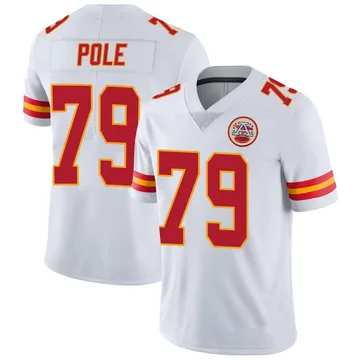 Youth Kansas City Chiefs Esa Pole White Limited Vapor Untouchable Jersey By Nike