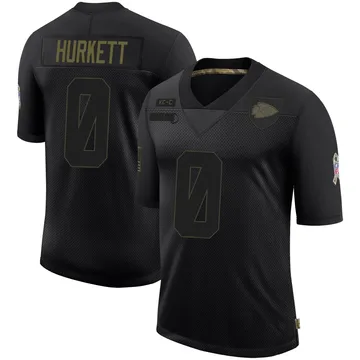 Youth Kansas City Chiefs Ethan Hurkett Black Limited 2020 Salute To Service Jersey By Nike