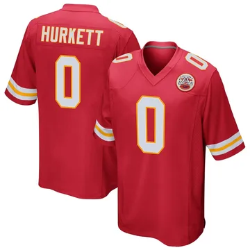 Youth Kansas City Chiefs Ethan Hurkett Red Game Team Color Jersey By Nike