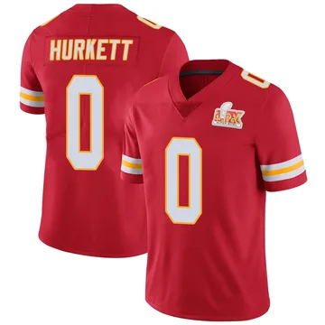 Youth Kansas City Chiefs Ethan Hurkett Red Limited Team Color Vapor Untouchable Super Bowl LIX Jersey By Nike