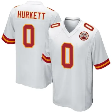 Youth Kansas City Chiefs Ethan Hurkett White Game Jersey By Nike