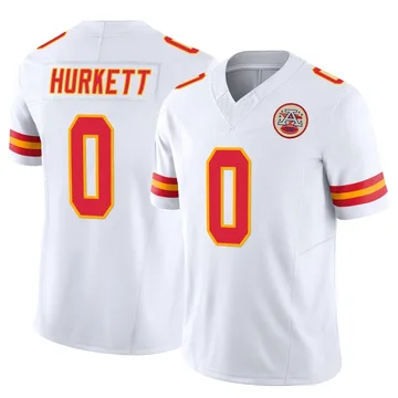 Youth Kansas City Chiefs Ethan Hurkett White Limited Vapor F.U.S.E. Jersey By Nike