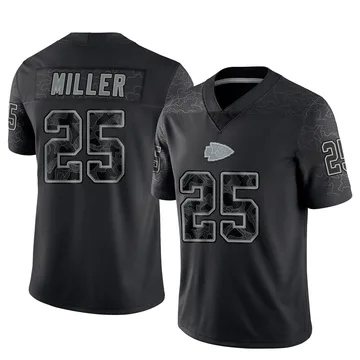 Youth Kansas City Chiefs Glendon Miller Black Limited Reflective Jersey By Nike