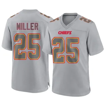 Youth Kansas City Chiefs Glendon Miller Gray Game Atmosphere Fashion Jersey By Nike