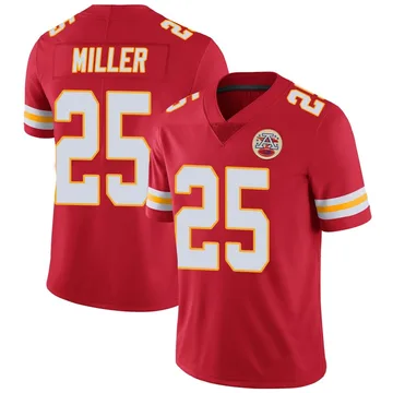 Youth Kansas City Chiefs Glendon Miller Red Limited Team Color Vapor Untouchable Jersey By Nike