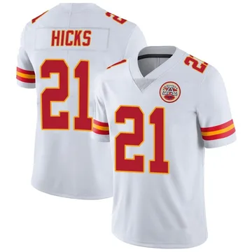 Youth Kansas City Chiefs Jaden Hicks White Limited Vapor Untouchable Jersey By Nike