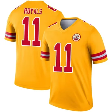 Youth Kansas City Chiefs Jalen Royals Gold Legend Inverted Jersey By Nike